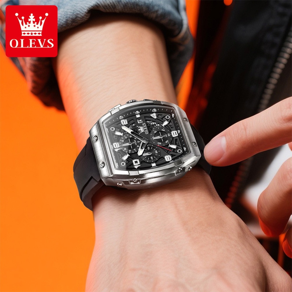 OLEVS Jam Tangan Pria 2976 Jam - Cartier Watch Tank ulasan dan harga