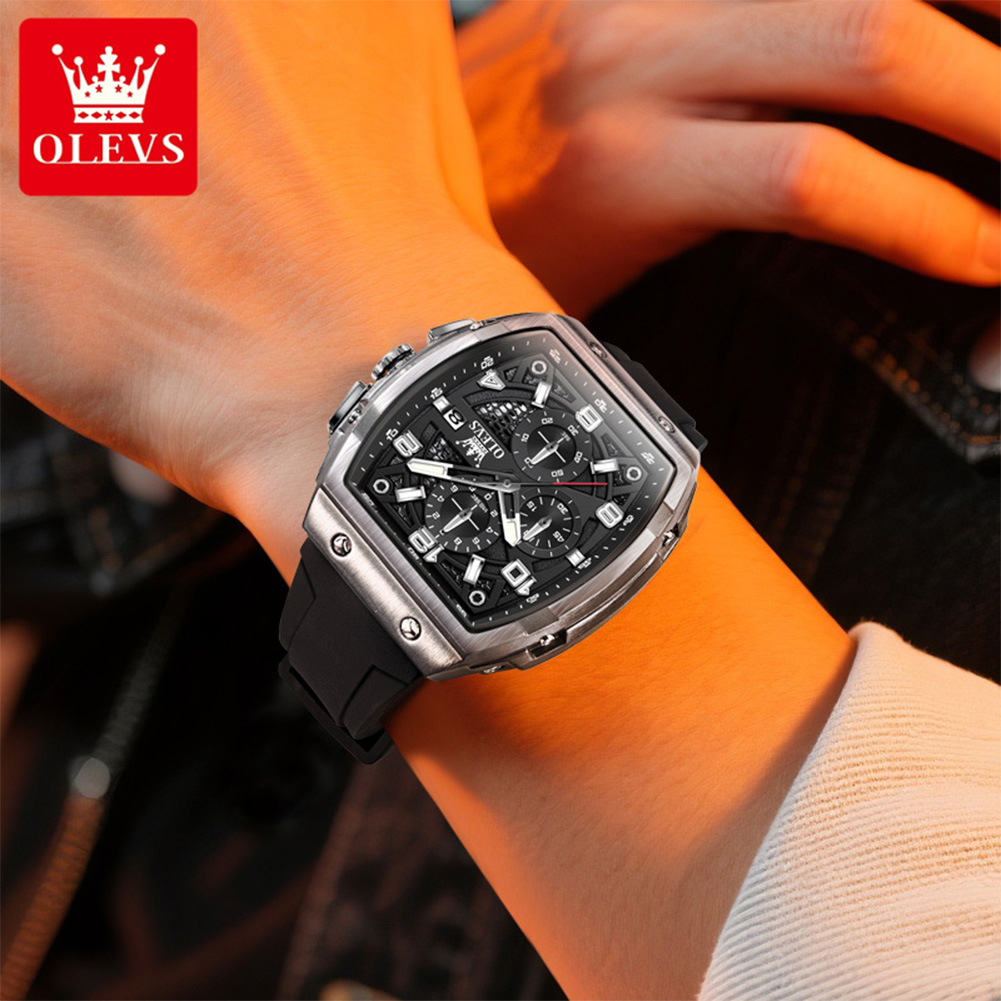 OLEVS Jam Tangan Pria 2976 Jam - Cartier Watch Tank ulasan dan harga