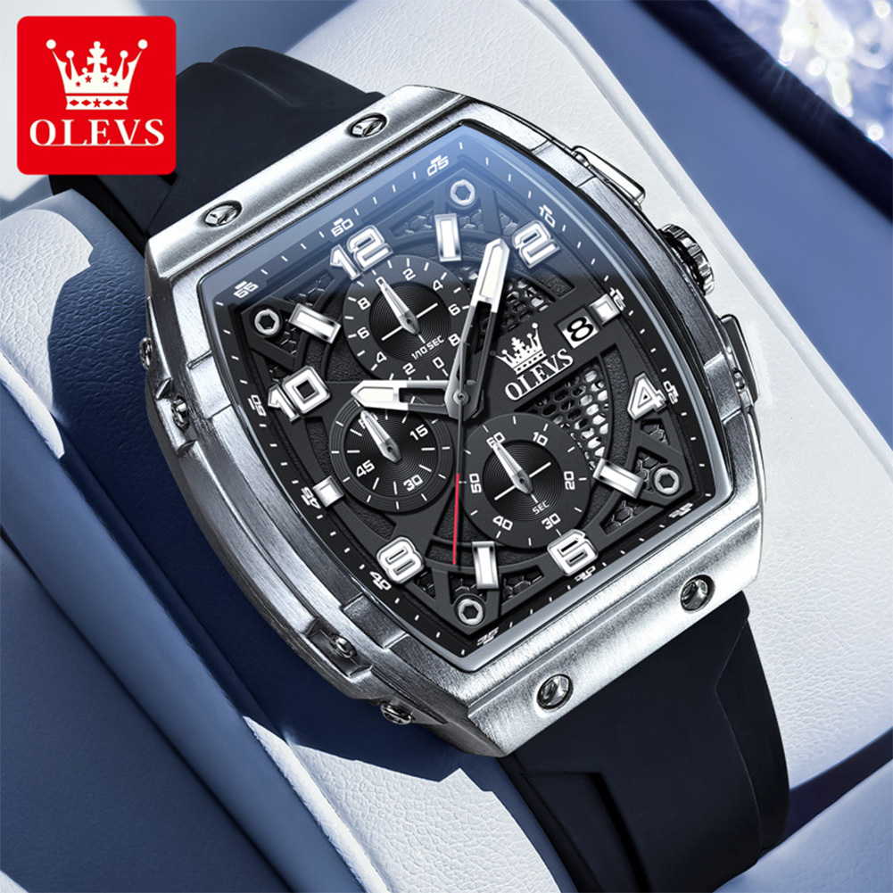 OLEVS Jam Tangan Pria 2976 Jam - Cartier Watch Tank ulasan dan harga