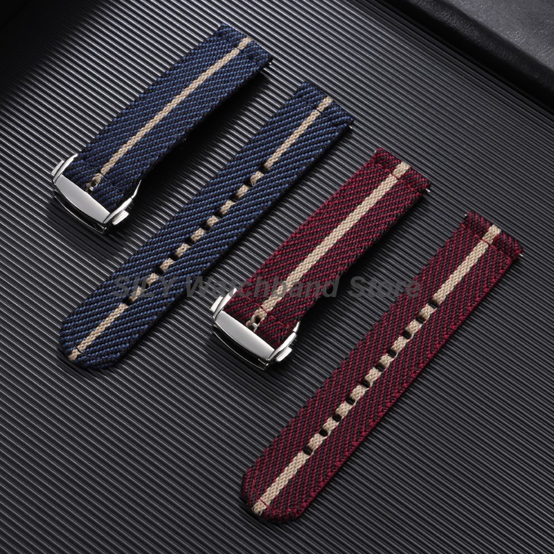 Tali Jam Tangan Kain Kanvas Te - Suede Strap Watch ulasan dan harga