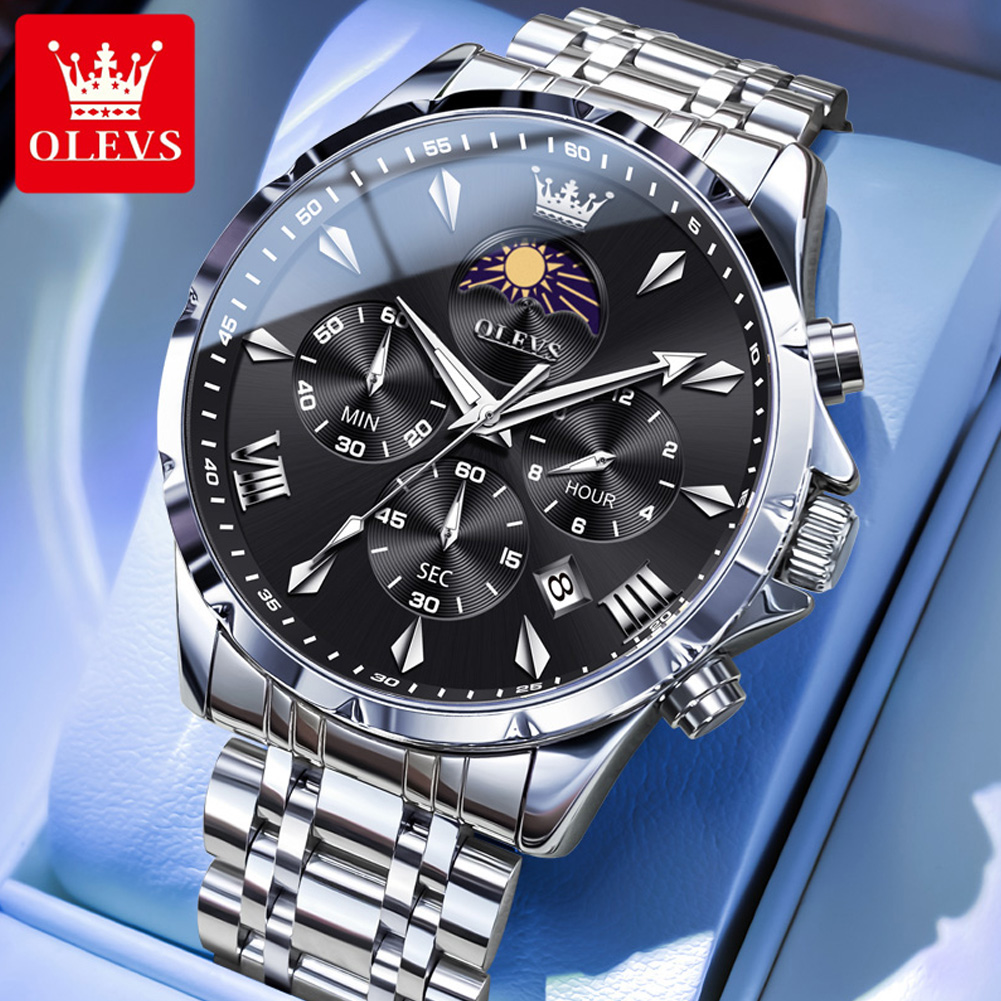 Jam Tangan Pria OLEVS 3653 den - Cartier Watch Tank ulasan dan harga