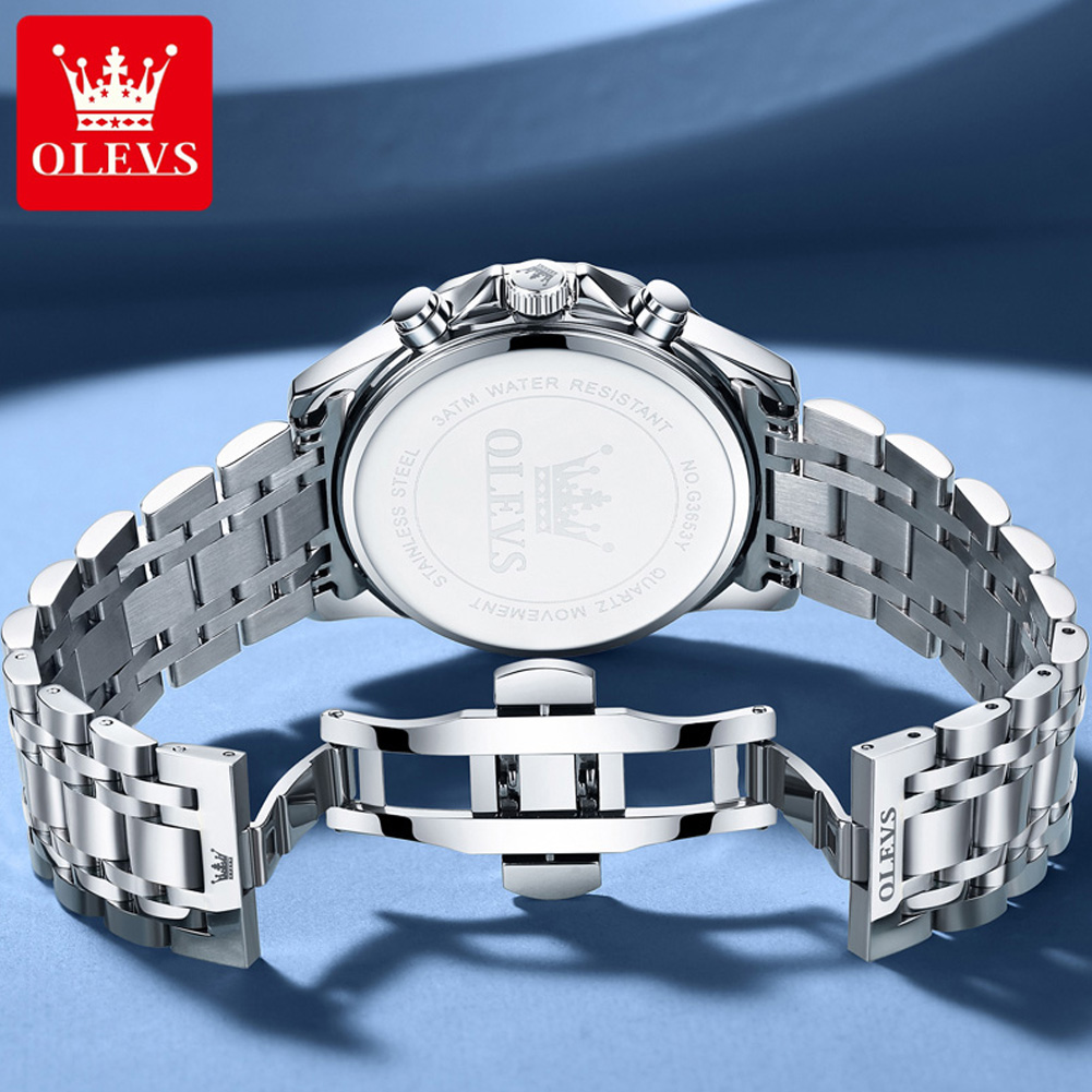 Jam Tangan Pria OLEVS 3653 den - Cartier Watch Tank ulasan dan harga