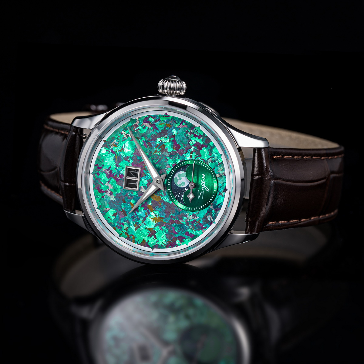 Sugess Jam Tangan Pria Moonpha - Omega Watch Constellation ulasan dan harga