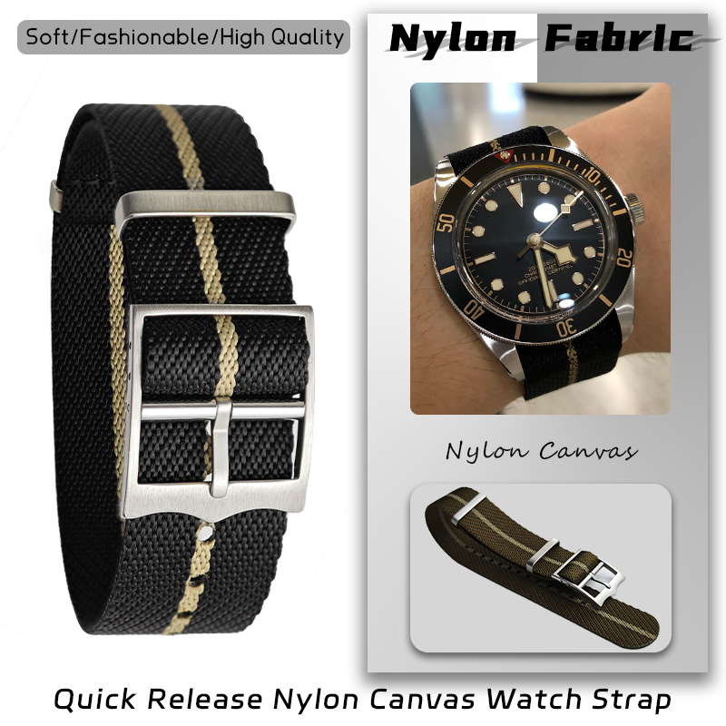 Tali Jam Nilon 20Mm 22Mm untuk - Nato Strap Nylon ulasan dan harga